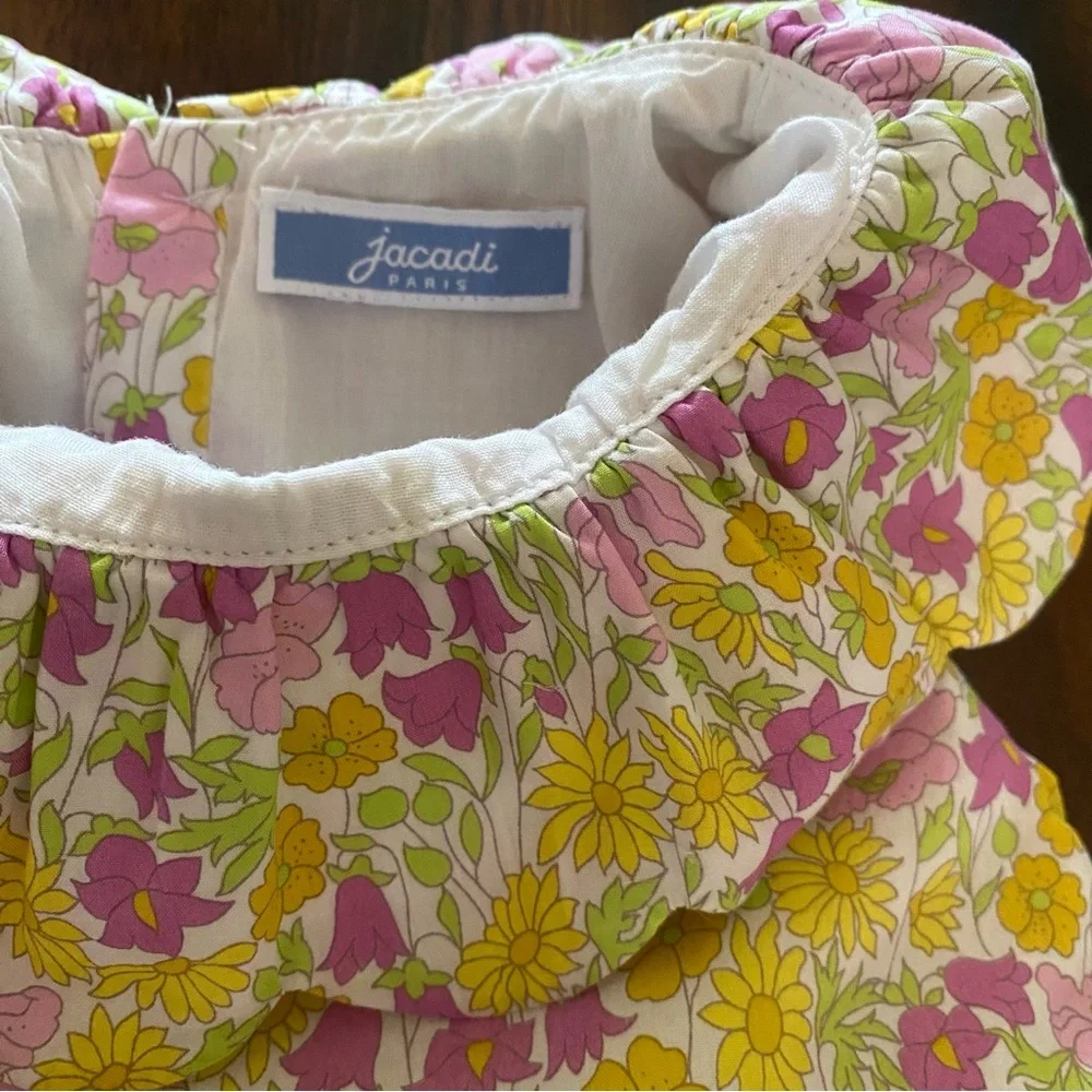 Jacadi Liberty Fabric Floral Kids Dress